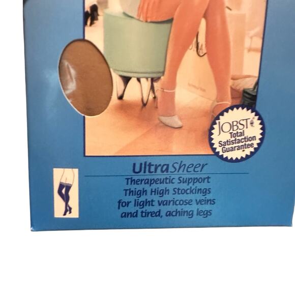 JOBST Medical LegWear Moderate Compression Therapeutic Support Thigh High Large - Picture 2 of 4